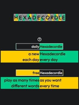 Cover art for Hexadecordle