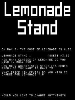 Cover art for Lemonade Stand