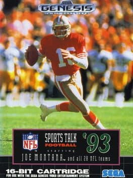 Cover art for NFL Sports Talk Football '93 Starring Joe Montana