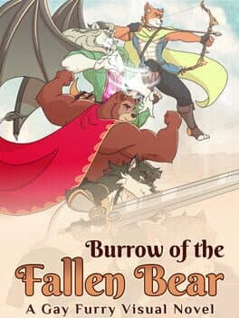 Cover art for Burrow of the Fallen Bear: A Gay Furry Visual Novel